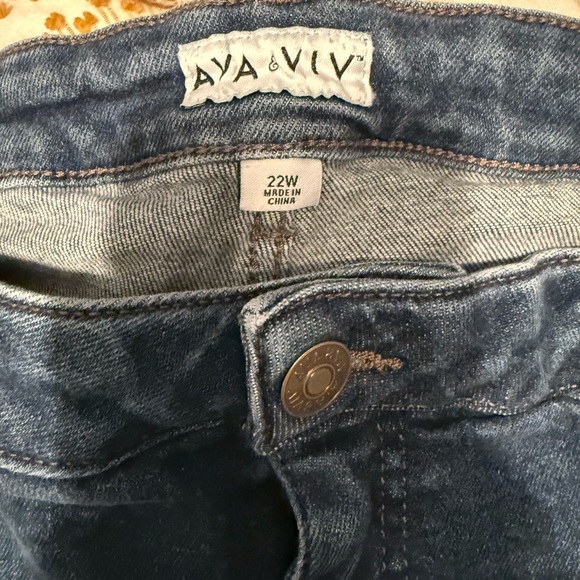 Ava & Viv Jean shorts, 22 - Picture 3 of 4